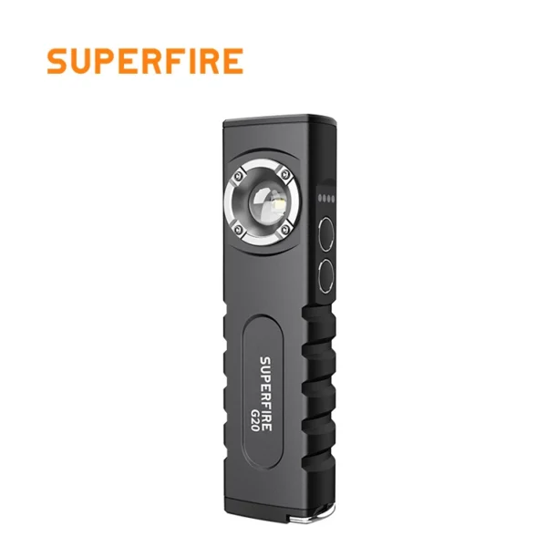 Lanterna Multifunctionala LED Superfire G20, Laser, 500 lumeni, acumulator 2000 mAh, incarcare USB-C - imagine 2