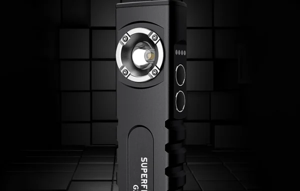 Lanterna Multifunctionala LED Superfire G20, Laser, 500 lumeni, acumulator 2000 mAh, incarcare USB-C - imagine 3