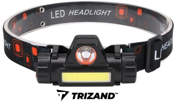 Lanterna de cap reincarcabila LED COB, 200 lm, USB, 2 moduri de iluminare - imagine 17