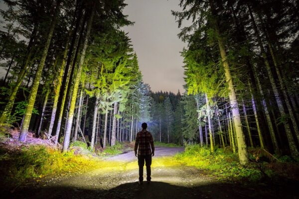 Lanterna frontala de cap, 5 LED-uri CREE, 4 moduri iluminare, acumulator, unghi reglabil de inclinare - imagine 3