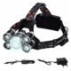 Lanterna frontala de cap, 5 LED-uri CREE, 4 moduri iluminare, acumulator, unghi reglabil de inclinare