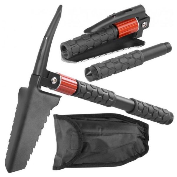 Lopata multifunctionala, model Survival, negru, 8 in 1, 36x28 cm, Strend Pro - imagine 8