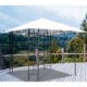 Pavilion pentru gradina/terasa, cadru metalic, alb, 3x3x2.65 m, Delia - imagine 3