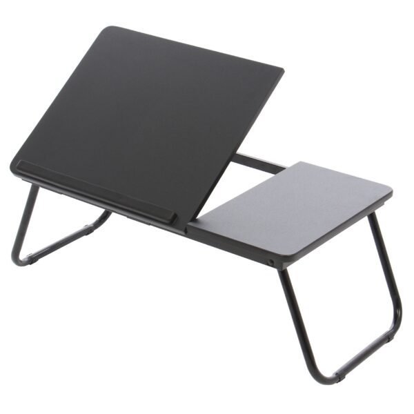 Masa pliabila pentru laptop MDF, unghi ajustabil, multifunctionala, neagra - imagine 2