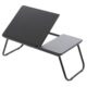 Masa pliabila pentru laptop MDF, unghi ajustabil, multifunctionala, neagra - imagine 2