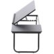 Masa pliabila pentru laptop MDF, unghi ajustabil, multifunctionala, neagra - imagine 3