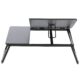Masa pliabila pentru laptop MDF, unghi ajustabil, multifunctionala, neagra - imagine 5