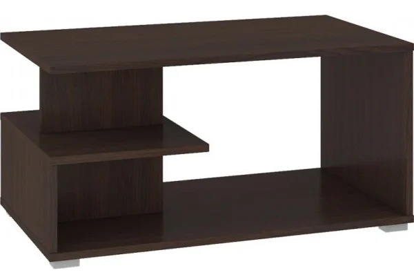 Masa de cafea, placa laminata, wenge, 90x51x45 cm - imagine 5