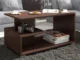 Masa de cafea, placa laminata, wenge, 90x51x45 cm - imagine 4