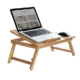 Masuta laptop LapWood Gadget Cool® din bambus multifunctionala, reglabila, pliabila