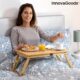 Masuta laptop LapWood Gadget Cool® din bambus multifunctionala, reglabila, pliabila - imagine 4