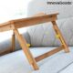 Masuta laptop LapWood Gadget Cool® din bambus multifunctionala, reglabila, pliabila - imagine 9