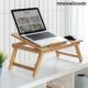 Masuta laptop LapWood Gadget Cool® din bambus multifunctionala, reglabila, pliabila - imagine 3