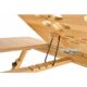 Masuta laptop din bambus multifunctionala, Malatec Pro Design, cu sertar, reglabila, pliabila, 50 x 30 cm - imagine 6
