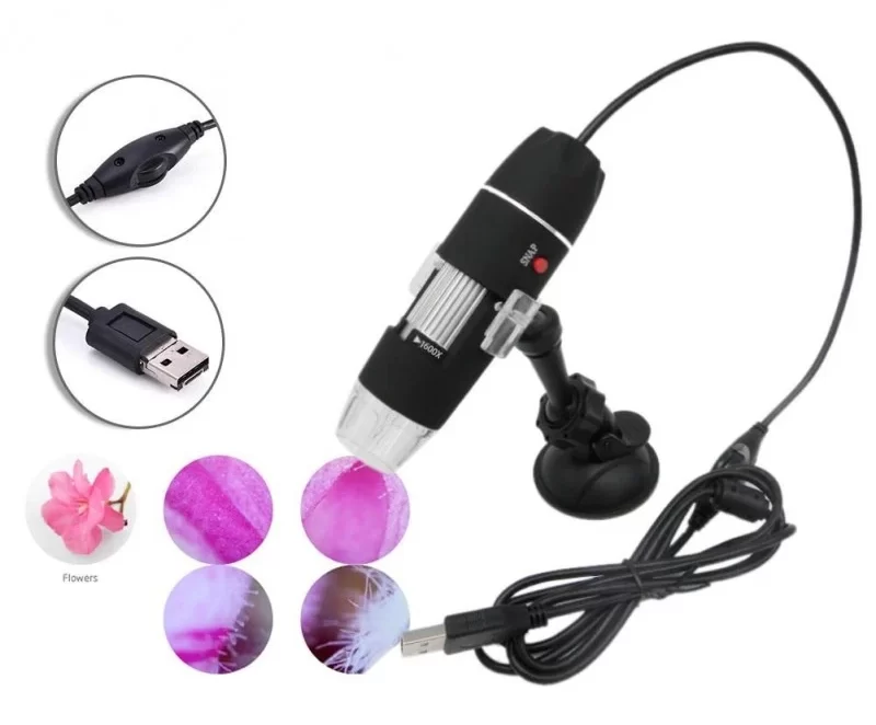 Microscop digital portabil 1600X USB foto video 8 LED uri luminozitate reglabila 43 e1659549745224 1