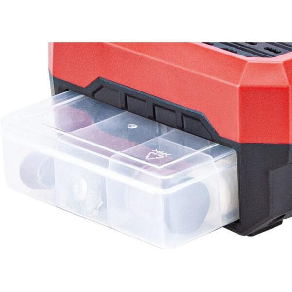 Mini polizor cu accesorii, 20V Li-ion (acumulator neinclus), Worcraft - imagine 4