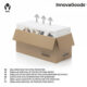 Mop triplu Trimoppy InnovaGoods cu pulverizator si 3 lavete lavabile din microfibra - imagine 8