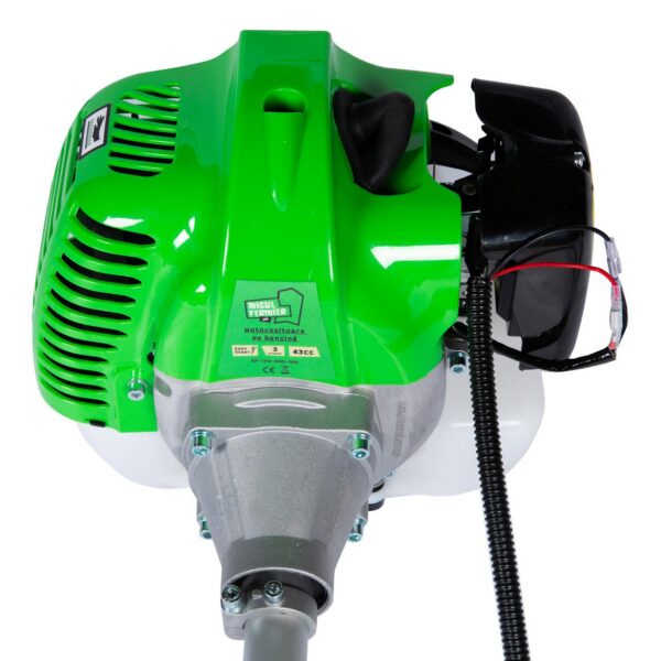 Motocoasa/trimmer pentru tuns iarba, Micul Fermier, benzina, cu 3 accesorii, 3.4 CP, 43 CC - imagine 4