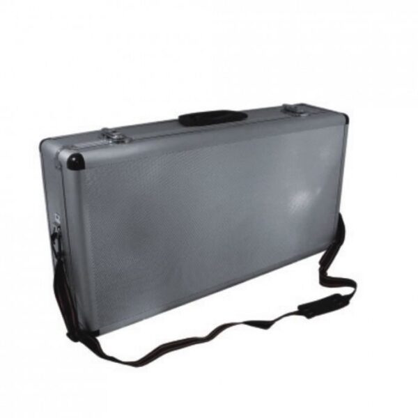 Cutie cu organizator, diplomat, aluminiu, 64x32x15 cm, Dedra - imagine 2
