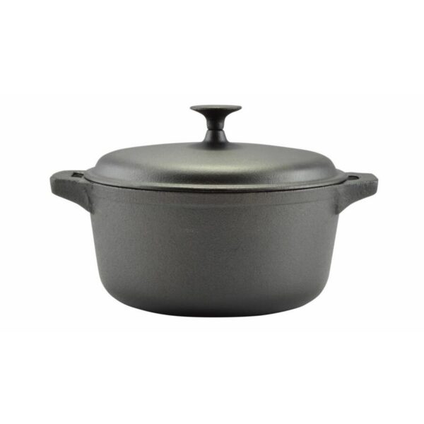 Oala de fonta cu capac, 8 L, Perfect Home - imagine 4