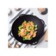 Oala de fonta tip wok, cu capac, 3 in 1, 32x14 cm, Perfect Home  - imagine 4