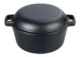Oala de fonta cu capac, 2 in 1, 5 L, 26 cm, Perfect Home - imagine 2