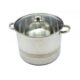 Oale cu capac, inox, set 3 piese, Perfect Home - imagine 4