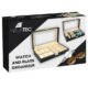 Organizator pentru ceasuri si ochelari, 6 compartimente ceasuri, 3 compartimente ochelari, eco-piele, Negru - imagine 10