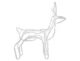 Decoratiune Craciun, ren, 144 LED, 230V, 59x27.5x64 cm - imagine 4