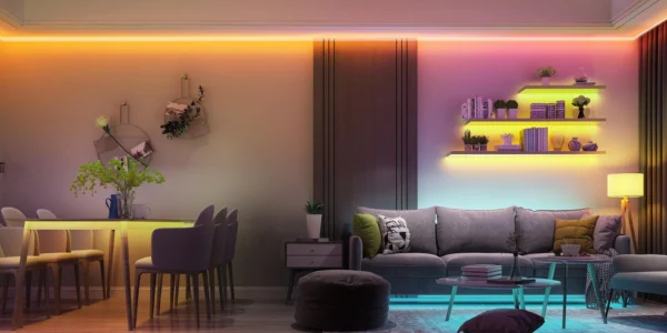 Banda LED Govee H618A RGBIC, 5m, Sincronizare Muzica, Wifi si Bluetooth, Alexa , Google Asistant - imagine 8
