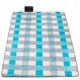 Patura picnic, model carouri, albastru, 200x240 cm, Springos - imagine 2