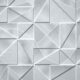 Panou decorativ, PVC, model marmura 3D, abstract, nuante gri, 96x48.5 cm  - imagine 2