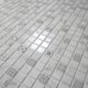 Panou decorativ, PVC, model mozaic, nuante gri si alb, 96x48.5cm - imagine 5