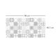 Panou decorativ, PVC, model mozaic, alb si negru, 96x48.5cm - imagine 2