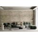 Panou decorativ, PVC, model piatra 3D, nuante crem, 96x48.5 cm - imagine 4