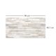 Panou decorativ, PVC, model piatra 3D, nuante maro si negru, 96x48.5cm - imagine 5