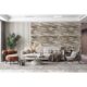 Panou decorativ, PVC, model piatra 3D, nuante maro si negru, 96x48.5cm - imagine 2