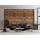 Panou decorativ, PVC, model piatra 3D, nuante maro, 96x48.5cm - imagine 2