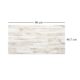 Panou decorativ, PVC, model piatra 3D, flori roz, 96x48.5cm - imagine 4