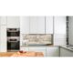 Panou decorativ, PVC, model piatra 3D, flori roz, 96x48.5cm - imagine 3