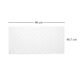 Panou decorativ, PVC, model zig-zag 3D, alb, 96x48.5cm - imagine 3