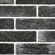 Panou decorativ, PVC, model caramida 3D, negru, 96x48.5cm - imagine 6