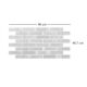 Panou decorativ, PVC, model caramida 3D, negru, 96x48.5cm - imagine 4