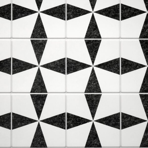 Panou decorativ, PVC, model marmura, abstract, alb si negru, 96x48.5cm - imagine 7