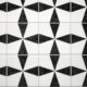 Panou decorativ, PVC, model marmura, abstract, alb si negru, 96x48.5cm - imagine 7