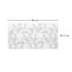 Panou decorativ, PVC, model marmura, geometric, alb si gri, 96x48.5cm - imagine 5