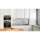 Panou decorativ, PVC, model marmura, geometric, alb si gri, 96x48.5cm - imagine 2