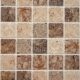 Panou decorativ, PVC, model mozaic, nuante maro murdar, 96x48.5cm - imagine 5