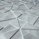 Panou decorativ, PVC, model marmura 3D, abstract, nuante gri, 96x48.5 cm  - imagine 5