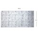 Panou decorativ, PVC, model flori de camp, gri, 96x48.5 cm - imagine 4